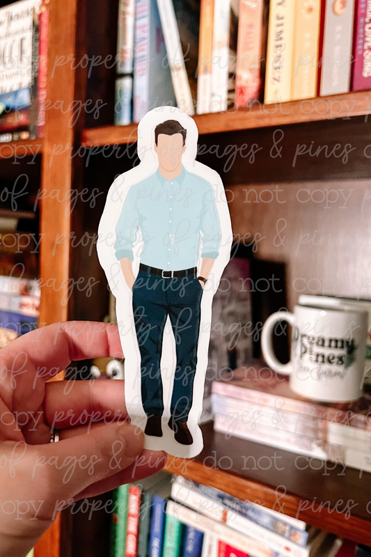 Ethan Flipping Taylor Bookmark Sticker