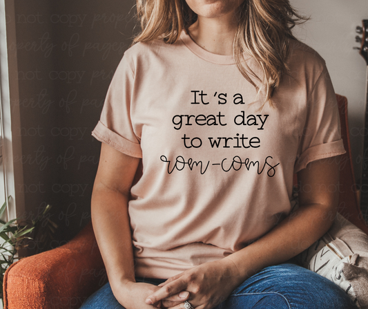 It's a Great Day to Write Rom-Com's