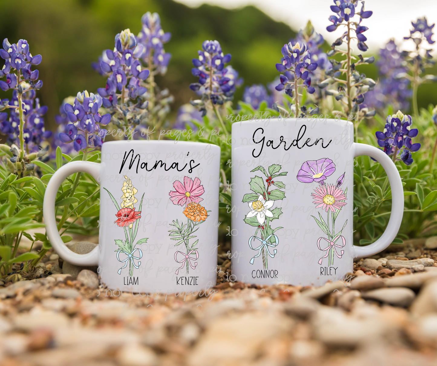 Mother's Day Custom Birth Flowers (mug)